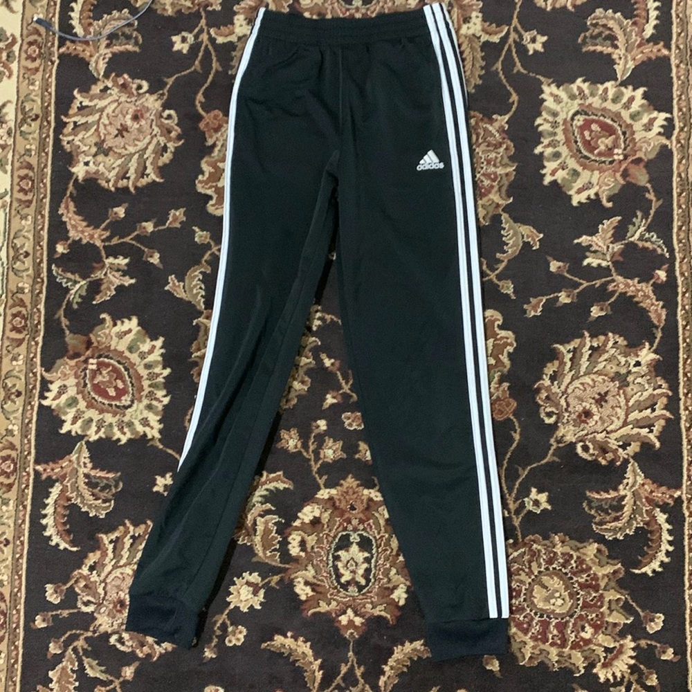 Adidas kids black sweatpants